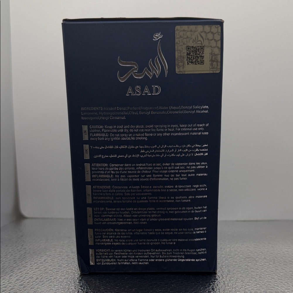Lattafa Asad Zanzibar Eau de Parfum spray for men. 3.4fl.oz - Picture 5 of 6